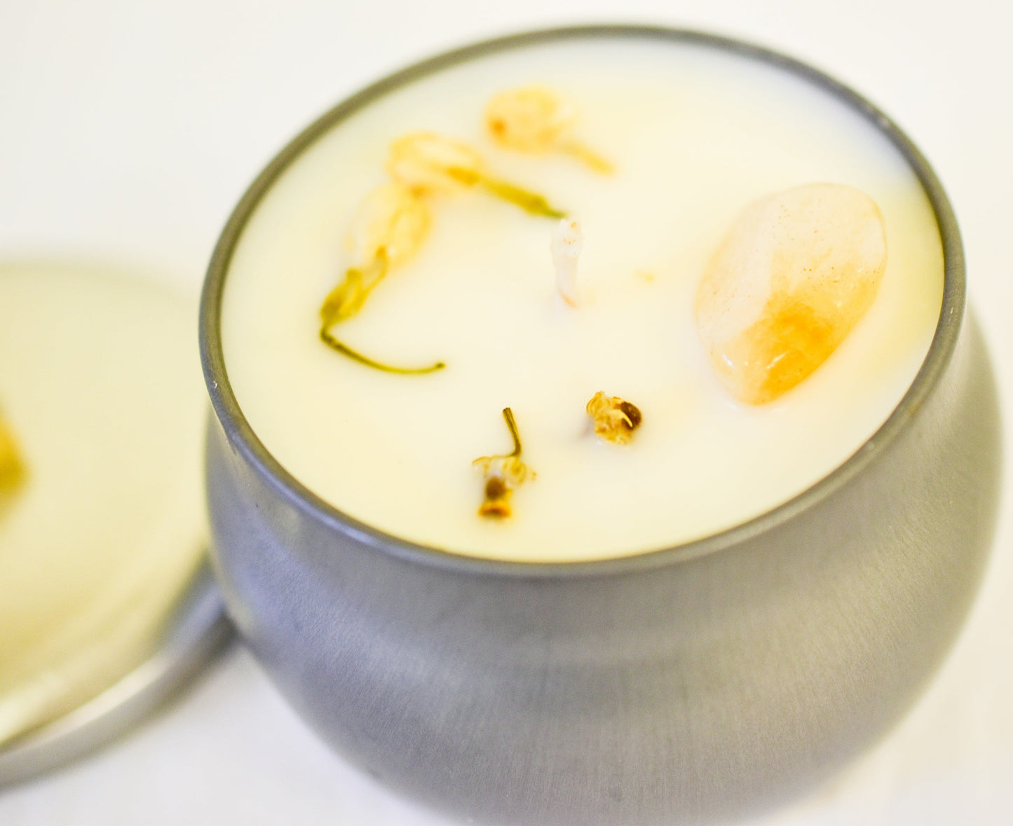 Handmade Crystal Intention Candles