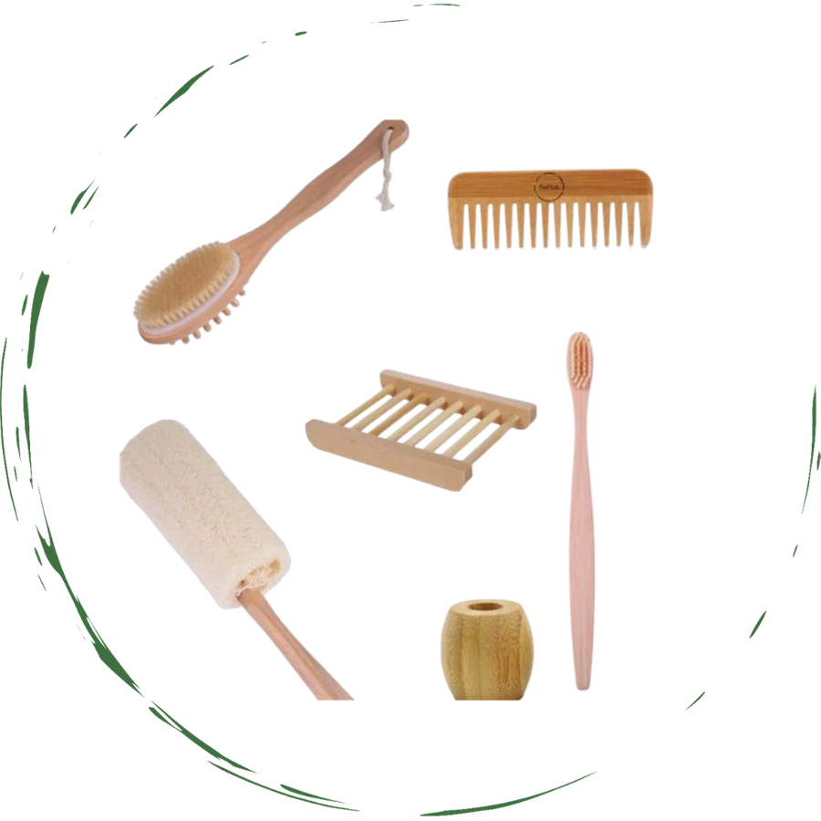 Zero-Waste Bath Accessories Bundle