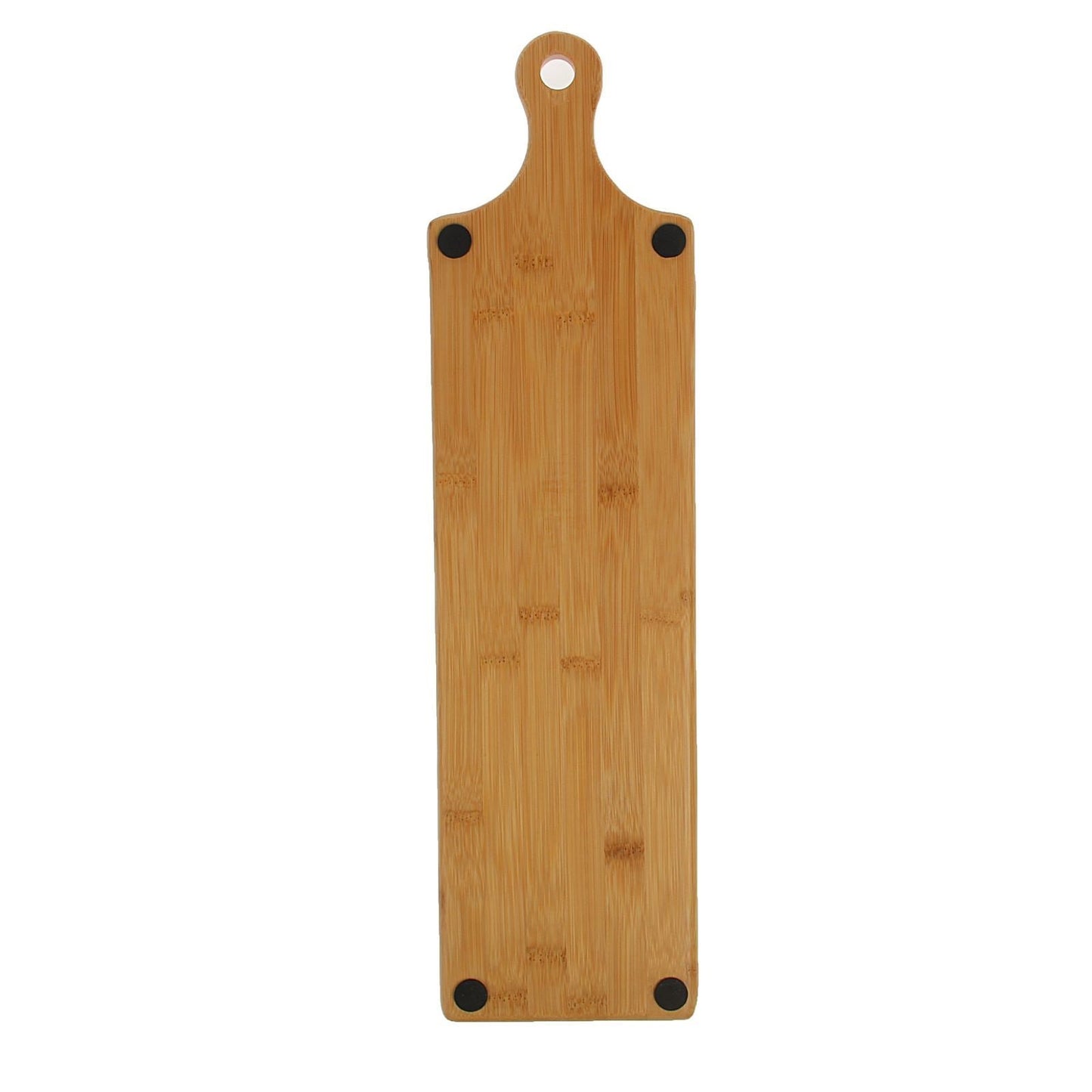 Bamboo Wood Tray 18" X 4.75" | For Appetizers / Barbecue / Burger Sliders WL-771009/A